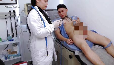 HARD SEX WITH MY DOCTOR--- She was coming to give me an exam but she was very horny.