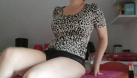 On my sister's kitchen table