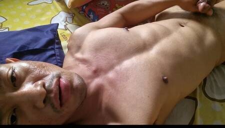 Thai guy jerk off