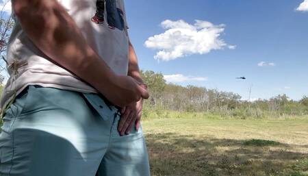 Jerking off at a rest stop - 2