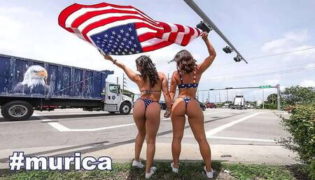 BANGBROS - July 4th Special with Lilly Hall, Kelsi Monroe, Delila Darling & many more!