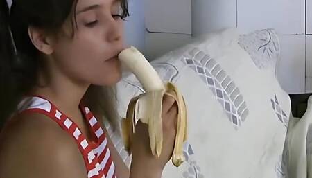 Tiny Tyler Spreads Legs for Toy Masturbation