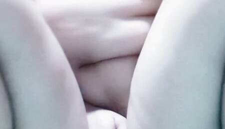 Young girl rubbing pussy solo to orgasm