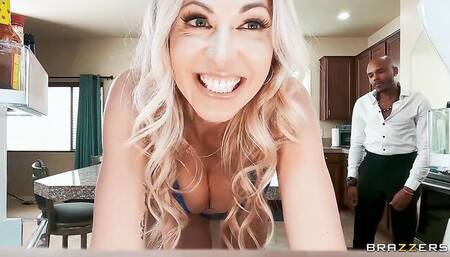 Holly Hotwife and Danielle Renae are enjoying interracial fuck