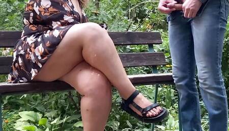 Mother-in-law let her son-in-law piss on her gorgeous legs