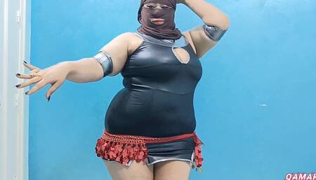 Belly Dancing by Sharmota While She Is Having Sex with Her Former Lover, Egyptian Arab Sex, with a Clear Voice