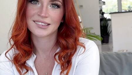 My Roommates Girlfriend Helps Me Relax After Work And Gets a Huge Facial