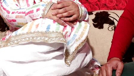 Exclusive - Indian Chchi Dressed up for handsome boy and fucked with him