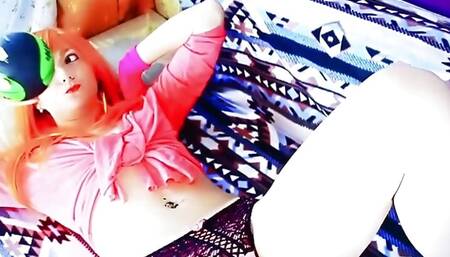 Sexy cosplayer sucks dick and gets rammed