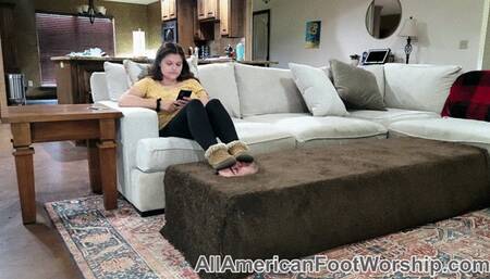 Rachels facebox footstool part 2