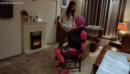 PANTYHOSE BOY TO BONDAGE BOY - PART 2