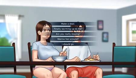 Summertime Saga Part 98 - Sharing One Dick by MissKitty2K