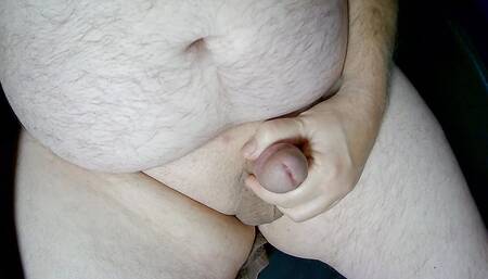 Chubby Daddy Masturbating A Thick Load Of Cum For Your Enjoyment