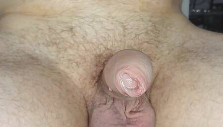 Watch my Cock Grow Hard then Soften Hands Free as my Precum Flows