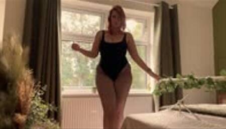 [XXX] Nylon Tease - Miss Naughty Crotchless Fishnet Tights