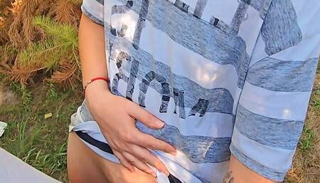 Rubbing Panties For Horny Stepsis And Powerful Cumshot