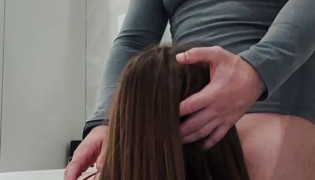 Interrupted dressing before the party