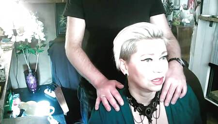 The fun of a mature married couple on the cramped balcony of a Moscow apartment-2.