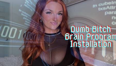 Dumb Bitch Brain Program Installation - Mind Fuck Mesmerize TPE Total Power Exchange Goddess Worship Humiliation