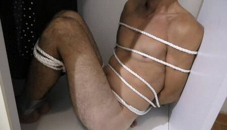 Worship of smelly feet, bondage slave 1