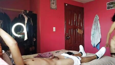 Erotic sex with NALGONA in her parents' room