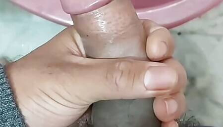 Desi big dick handjob