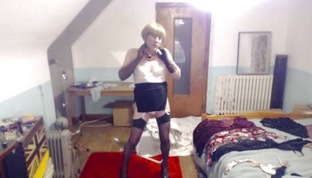 Denise, a little unwise transvestite