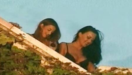 The lucky guy fucks two amazing French sluts