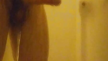 Washing my Big Cock for You