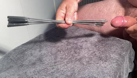 Multiple urethral sounding