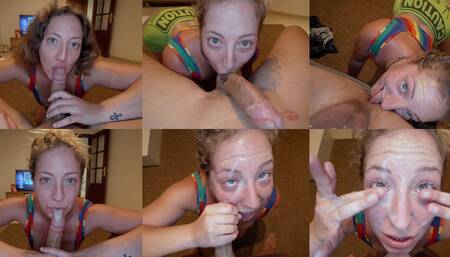 Hard Face Fucking Sloppy. Spitting on Cock. Ass Licking Humiliation. Gagging. Cum in Eyes