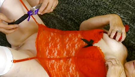 Granny Red Riding Hood's Little Black Dildo Cum 06102024 CAMS35