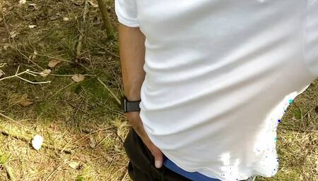 Dude pissing