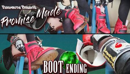 "Promise Made" AnyaT Tifa Cosplay Vore Video (Boot Ending)