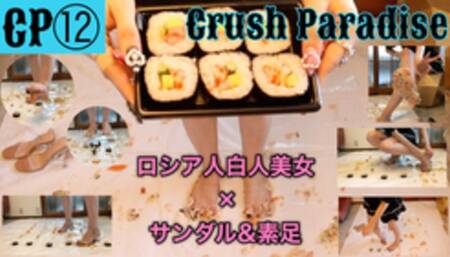 JAPANESE FOOD CRUSH #12 with sandals and barefoot