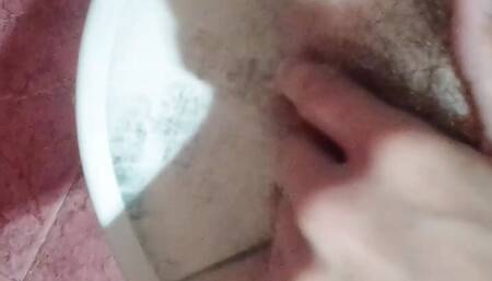 I cum twice at once while sitting on the toilet - Lesbian-illusion