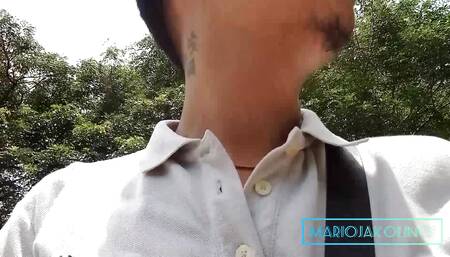 Asian exhibitionist