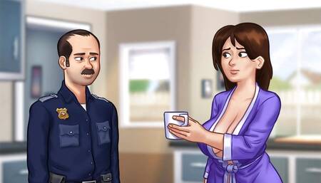 Summertime Saga Reworked - 6 Officer Has Bad News by MissKitty2K