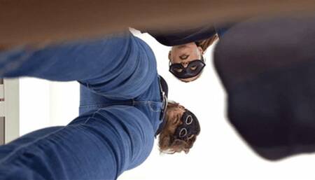 Your face is going to give us a foot massage (small version)