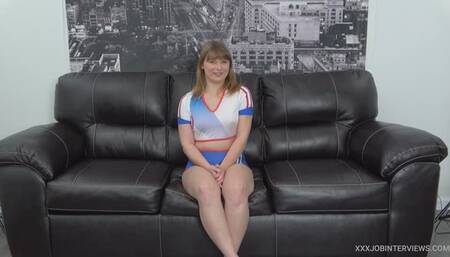 Ginger Grey Interviews for the Soccer Team and Shows Off Her Skills Taking Dick in the Ass and Getting a Creampie