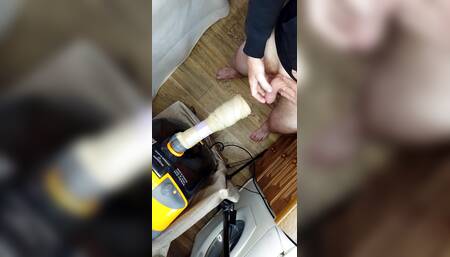 Vacuum handjob