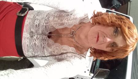 A new compilation of Celine in the parking garage and also at home