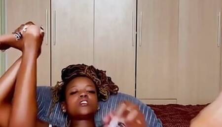 Wet Ebony Creamy Pussy