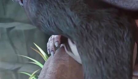 Amelia's Hot Bisexual Anal DP Orgy with 3 Satyrs