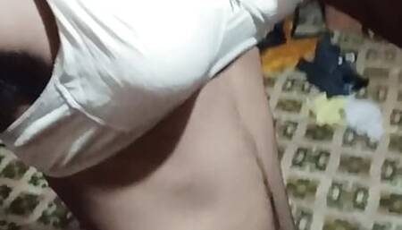Indian boy quenches his ass's thirst by putting nail pole in his ass