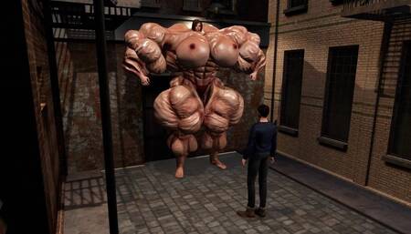 Giantess In The City - mp4