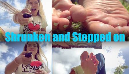 Shrunken and Stepped on - New Giantess Genesis 720