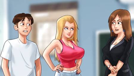 Summertime Saga Reworked - 24 French Teacher French Kissing Me by MissKitty2K