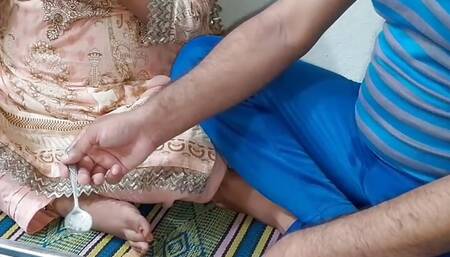 Didi ke favorite Pani puri me Lund or chut ka Pani dal kar bhote tasty ban gaye