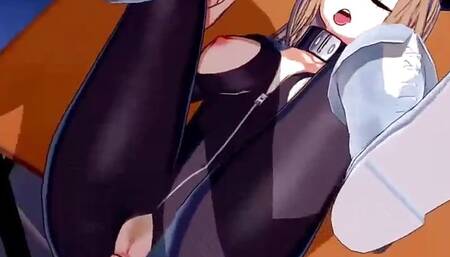 Beautiful anime air hostess Fucked by Invisible Boy